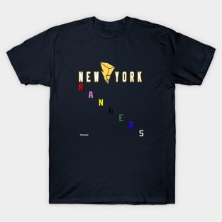 New York Rangers X Power Rangers T-Shirt